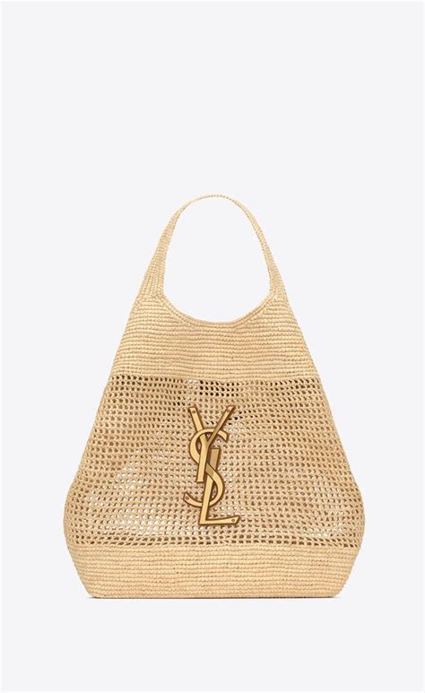 icare rafia ysl|Saint Laurent Icare In Raffia in Natural .